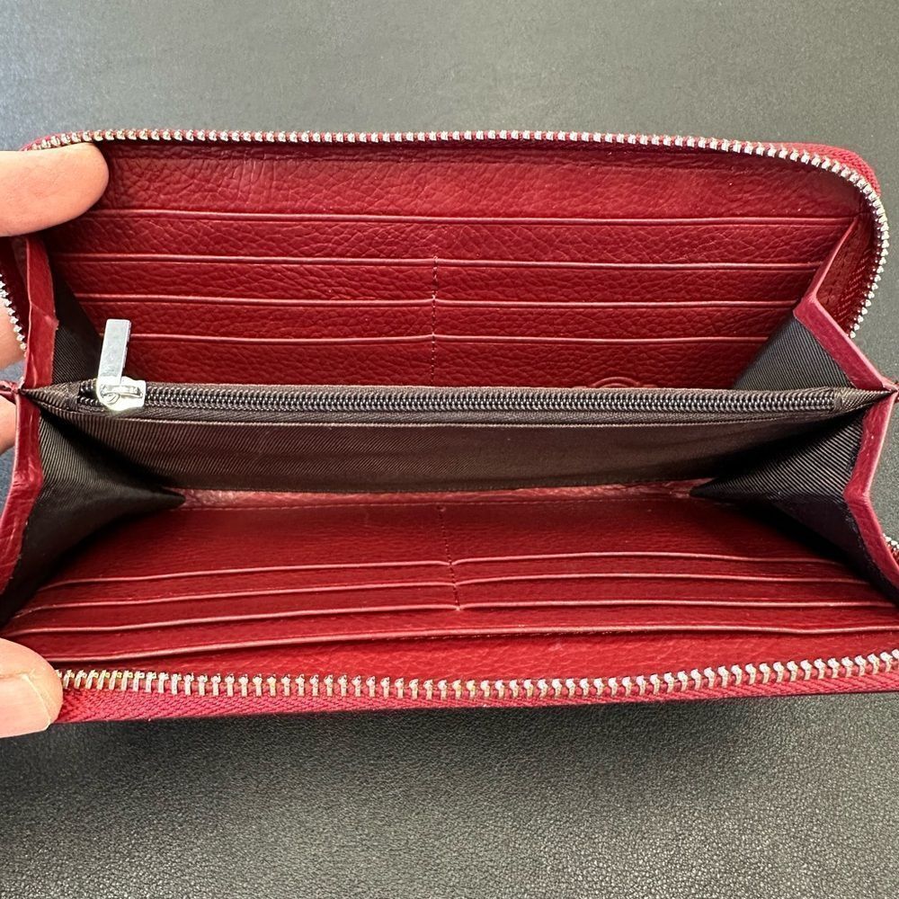 RFID Protection Wallet Rafa Red Wallet NWOT - Picture 8 of 8
